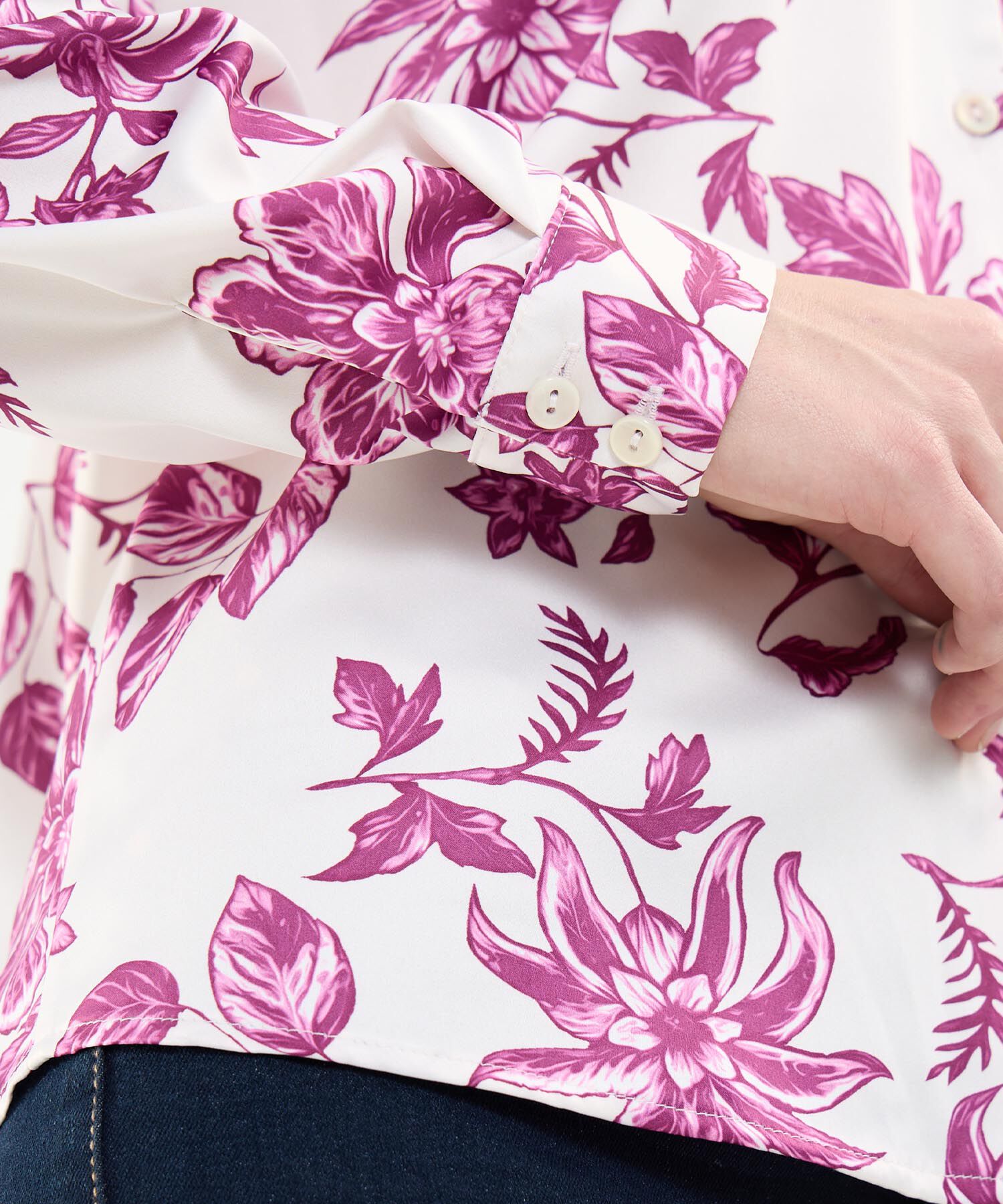 Blusa Satinada Estampada