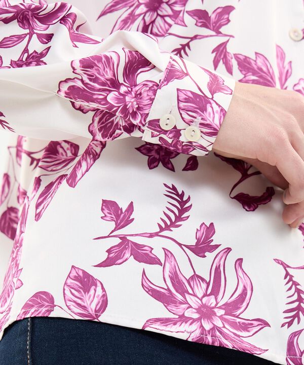 Blusa Satinada Estampada