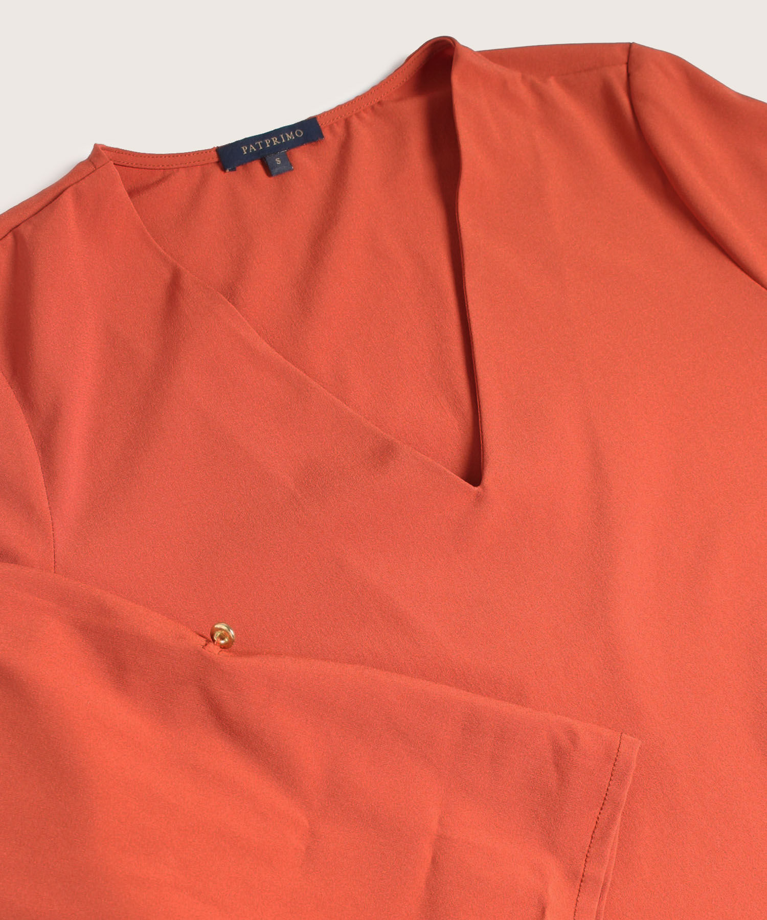 Blusa Unicolor Manga 3/4