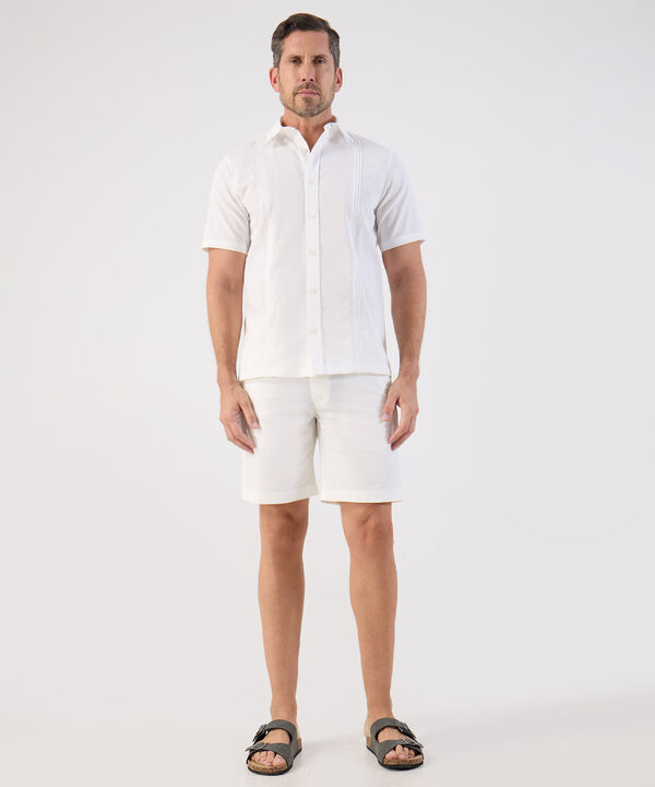 Camisa Guayabera Manga Corta Para Hombre image number null