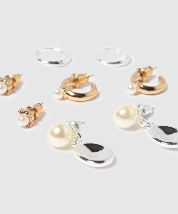 Aretes Set X 4 Pares De Aretes Ref. Kf232-0441 image number null