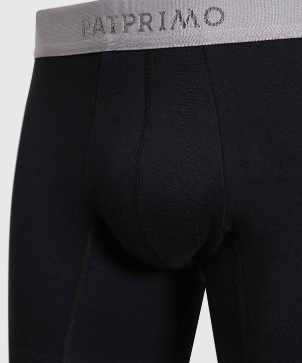 B&oacute;xer Medio En Tono S&oacute;lido Para Hombre image number null