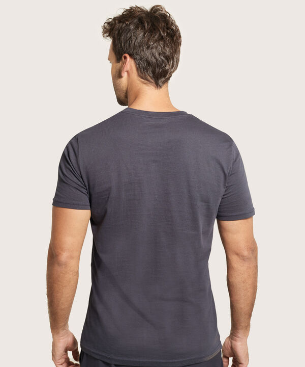 Camiseta Cuello Redondo  Con Estampado