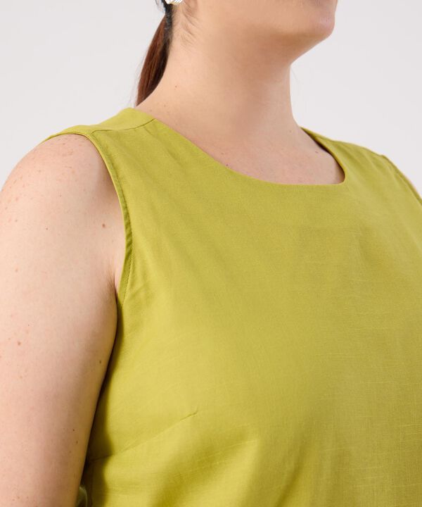 Blusa manga sisa para mujer curvy image number null