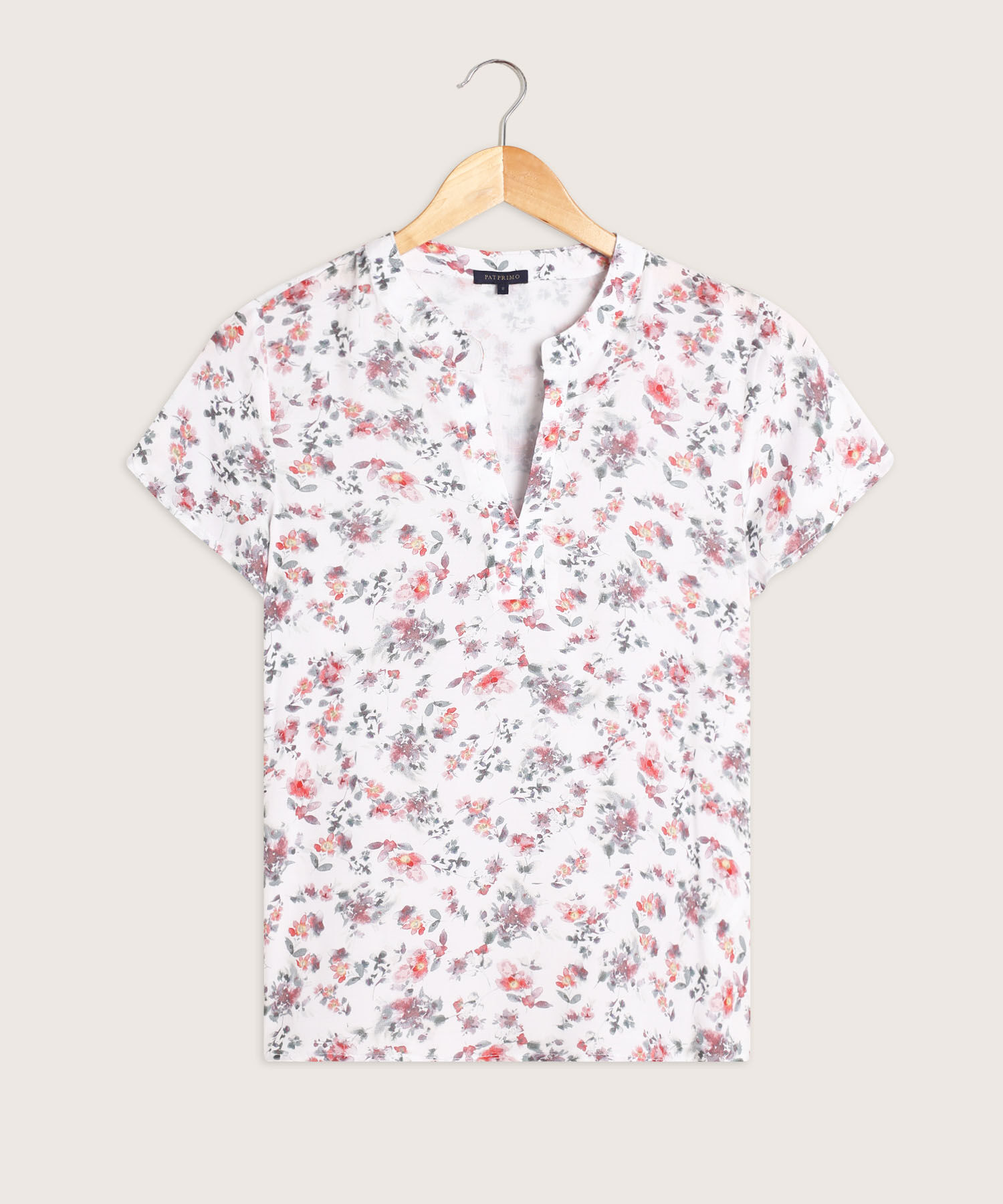 Blusa Cuello Neru Manga Corta