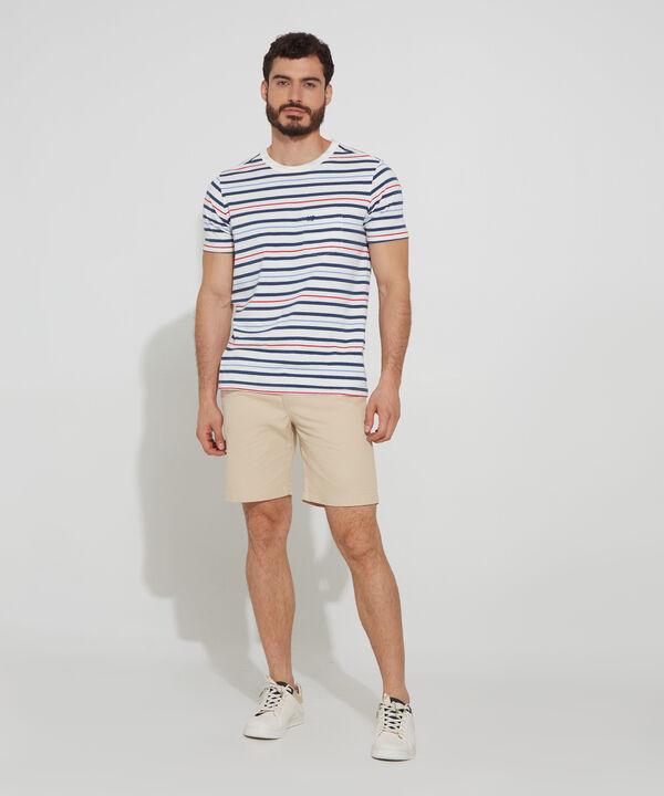 Camiseta Jack & Jones Multicolor Estampado Gráfico Para Hombre