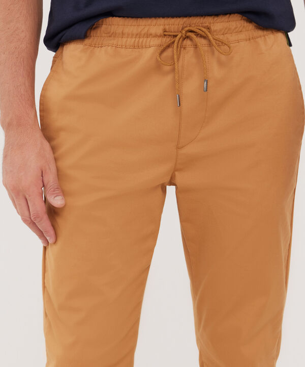 Pantalon Moda Tipo Jogger Unicolor Con Bolsillos, Campiello Linea Moda