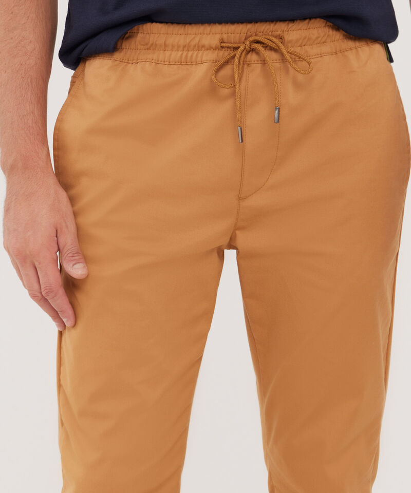 Pantalon Moda Tipo Jogger Unicolor Con Bolsillos, Campiello Linea Moda
