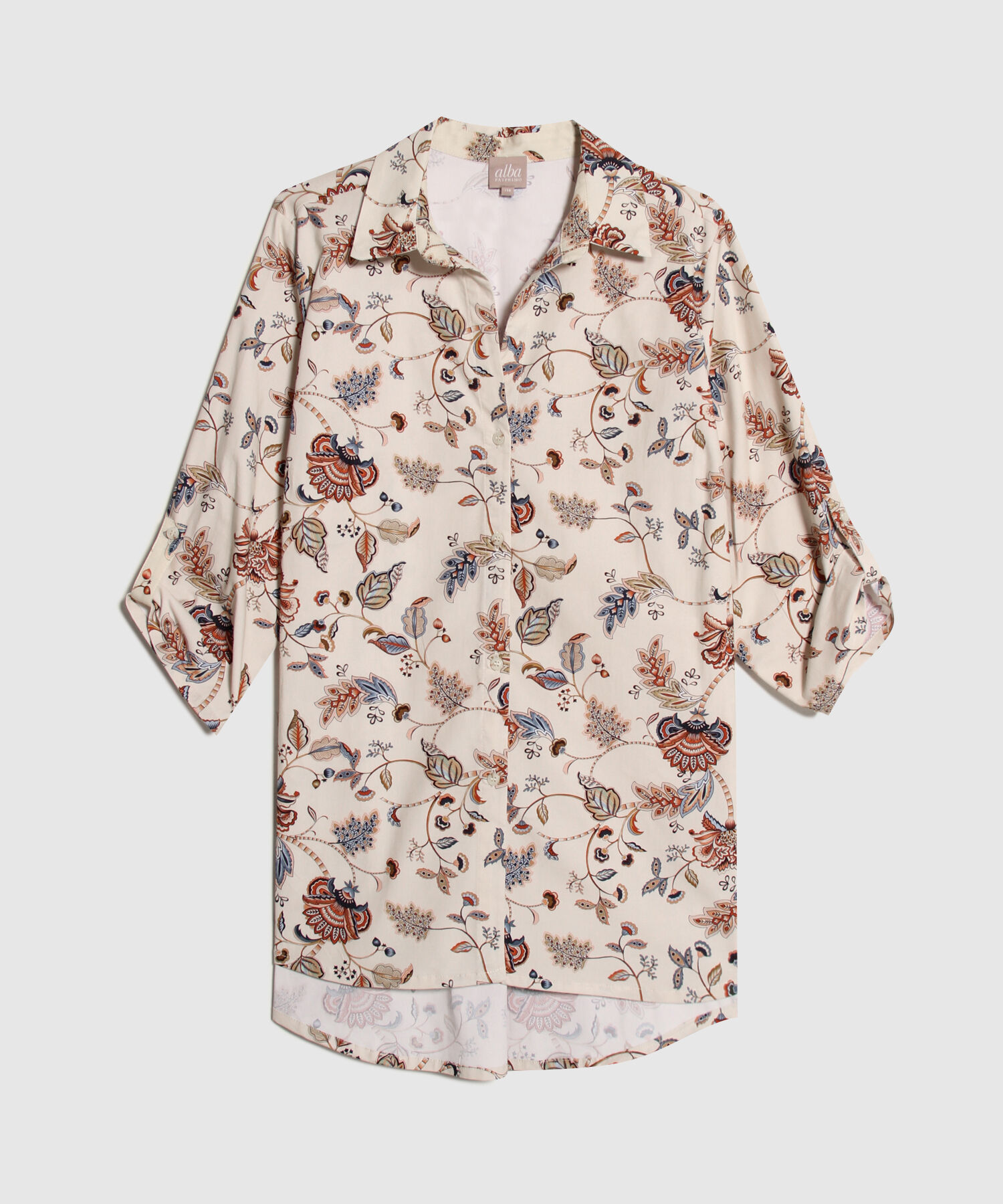 Camisa Manga 3/4 Estampada