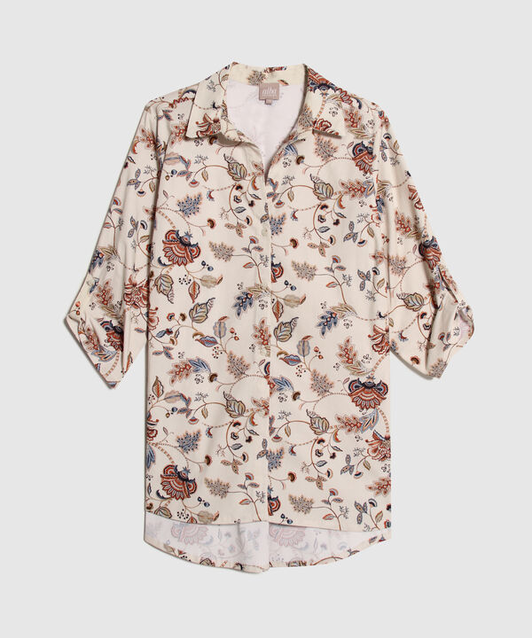 Camisa Manga 3/4 Estampada