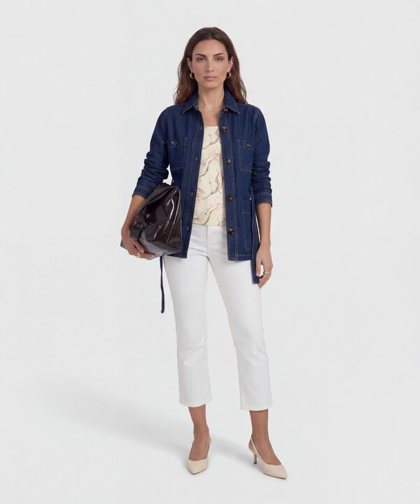 Camiseta Estampada Manga 3/4 