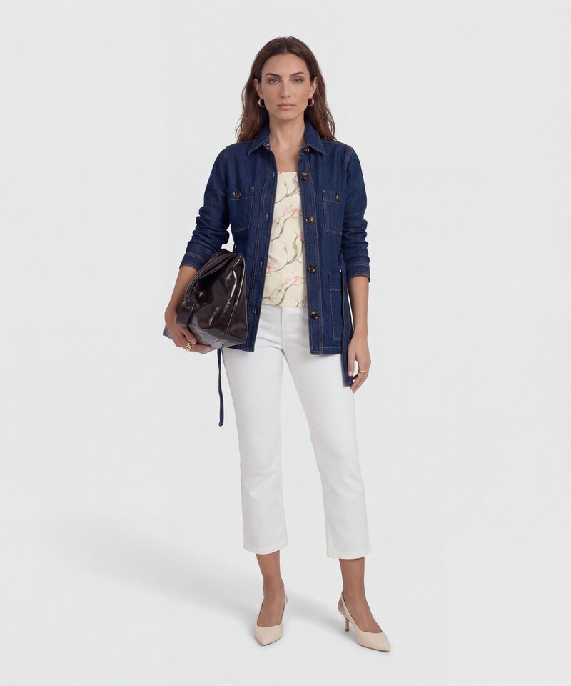 Camiseta Estampada Manga 3/4 