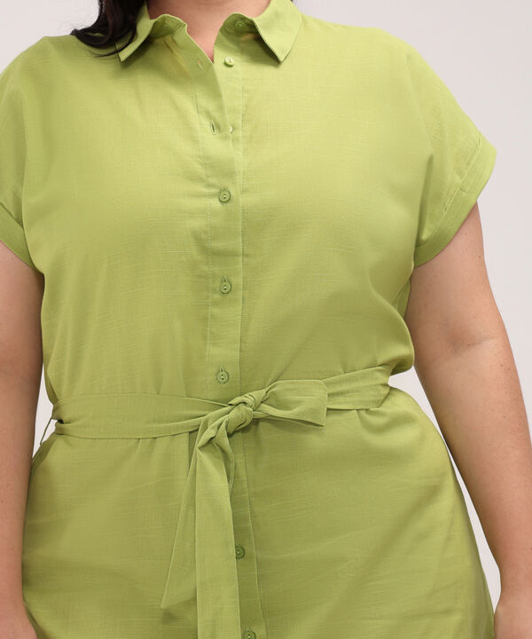 Vestido Unicolor image number null