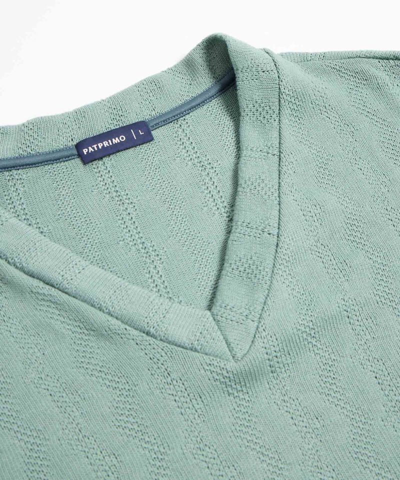 Suéter Liviano Con Cuello V Para Mujer