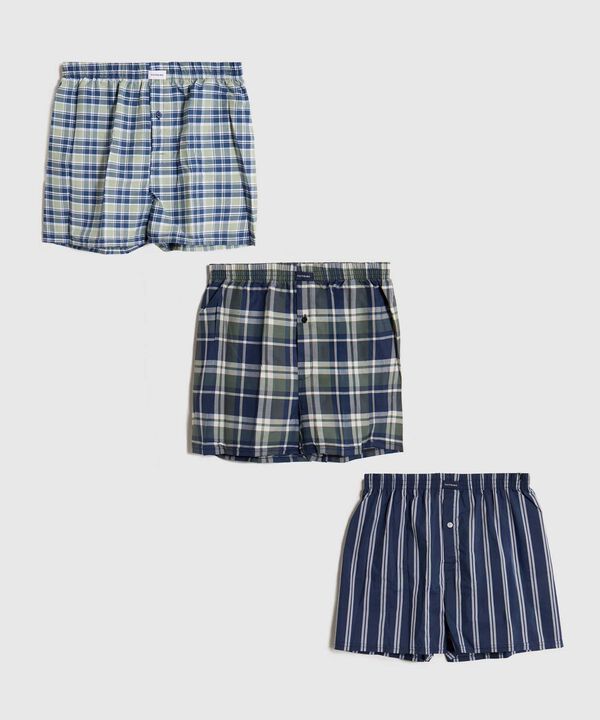 Pack X3 Boxer Holgados Para Hombre En Algod&oacute;n 