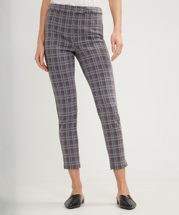 Legging Tiro Alto, Pretina Cruzada Con Broches image number null