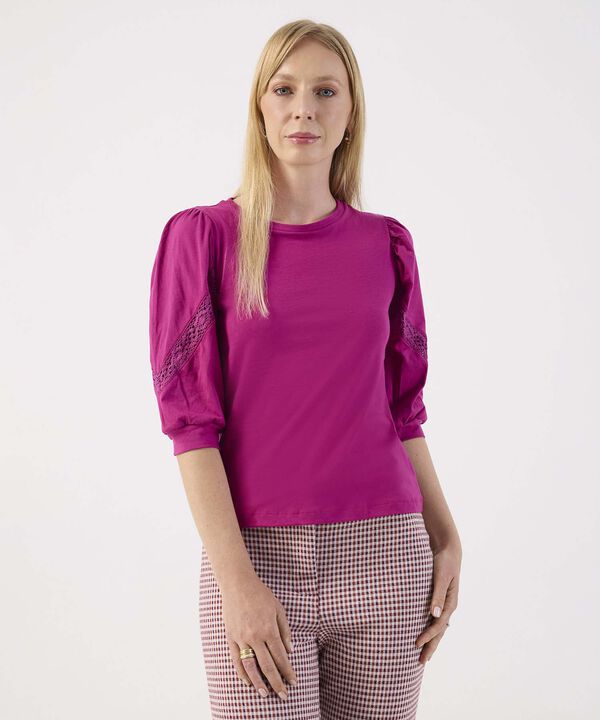 Blusa con Detalle Calado