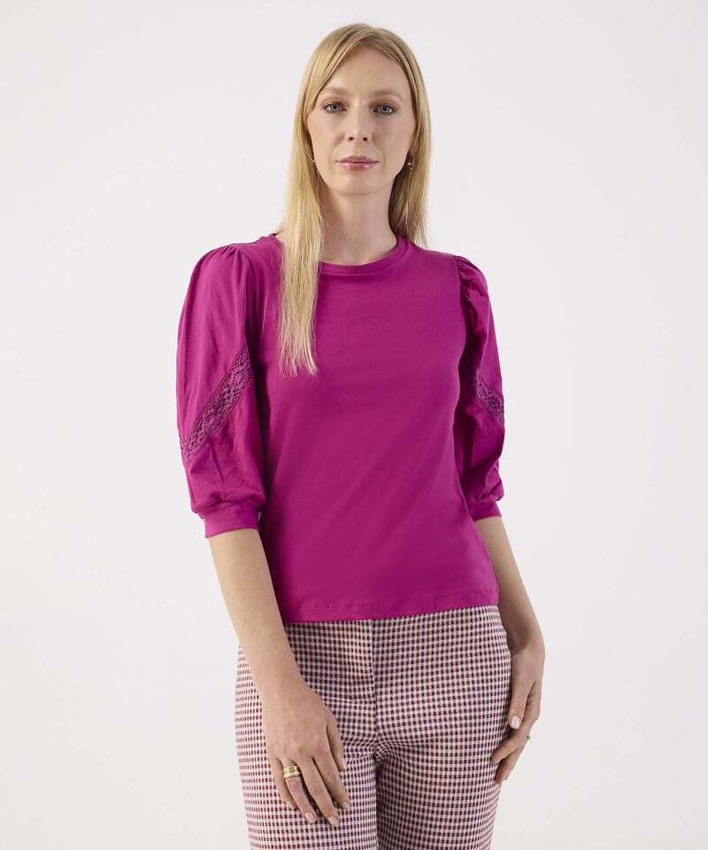 Blusa con Detalle Calado