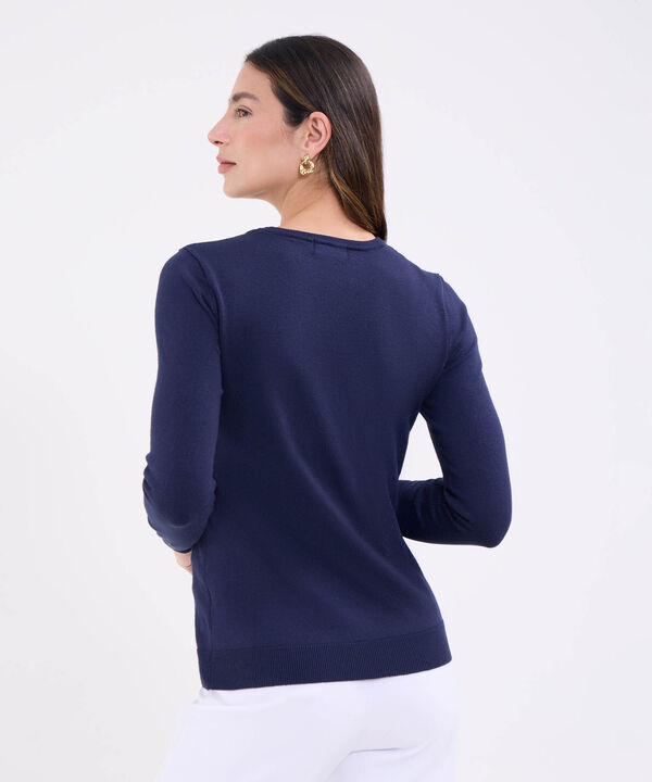 Saco unicolor  con botones en puño para mujer