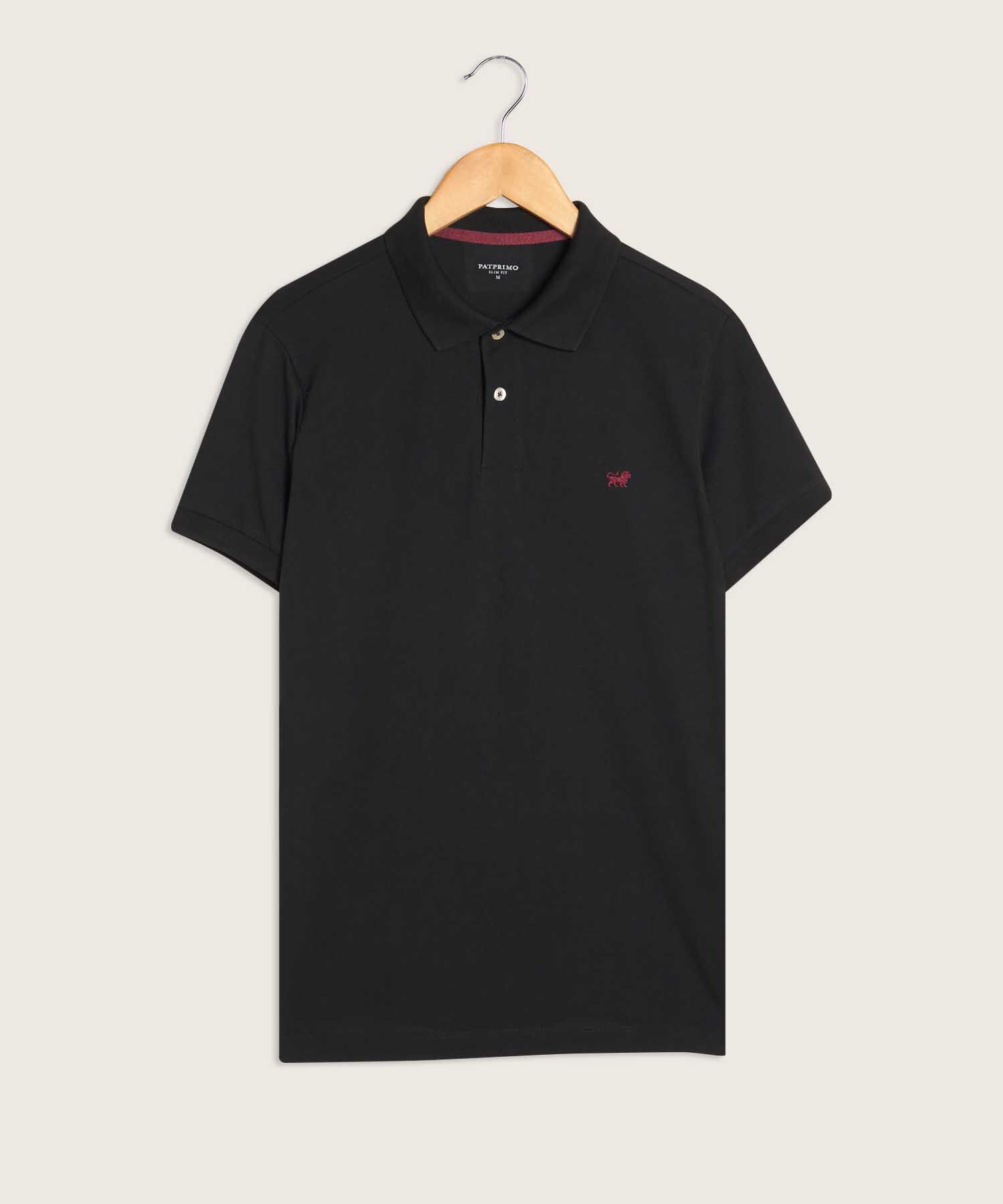 Polo Tejido Unicolor Cuello Y Puños Tejidos,Sin Bolsillo Con Hiladillo.