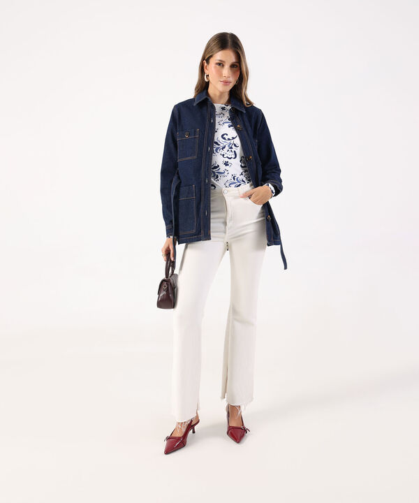 Camiseta Manga Larga Estampada 