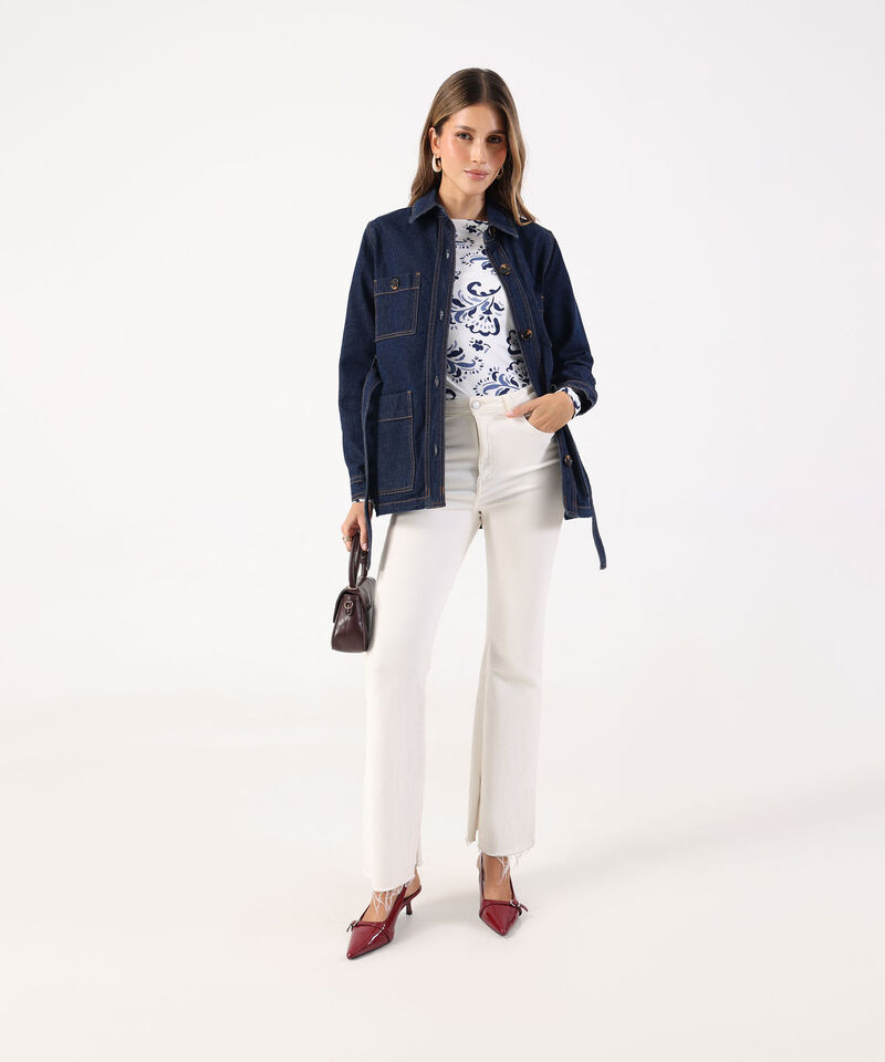 Camiseta Manga Larga Estampada 