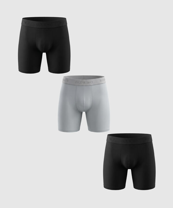 Set X3 Boxers Ajuste Ergon&oacute;mico Hombre image number null