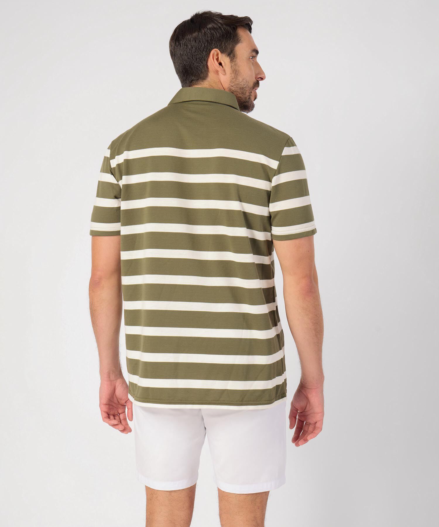 Polo A Rayas Con Bolsillo 