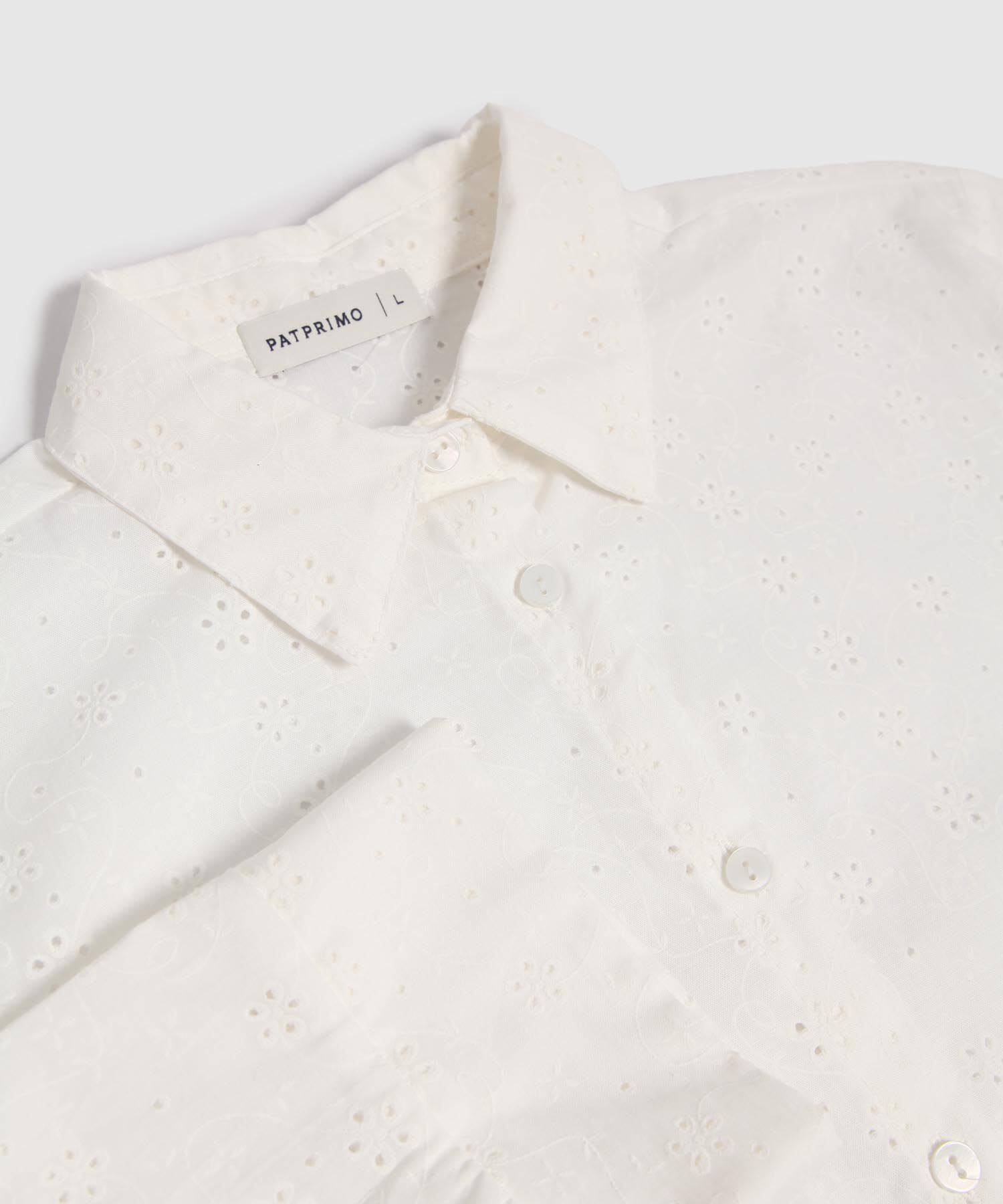 Camisa Texturizada Manga 3/4 