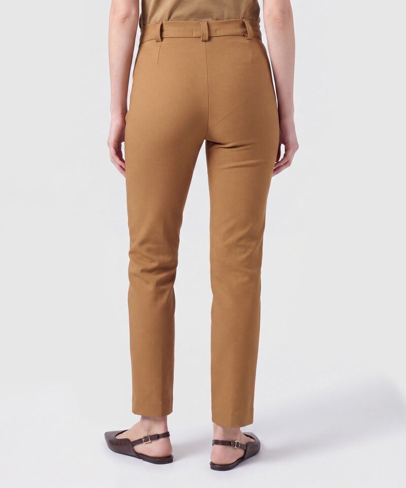Pantalon clasico unicolor 