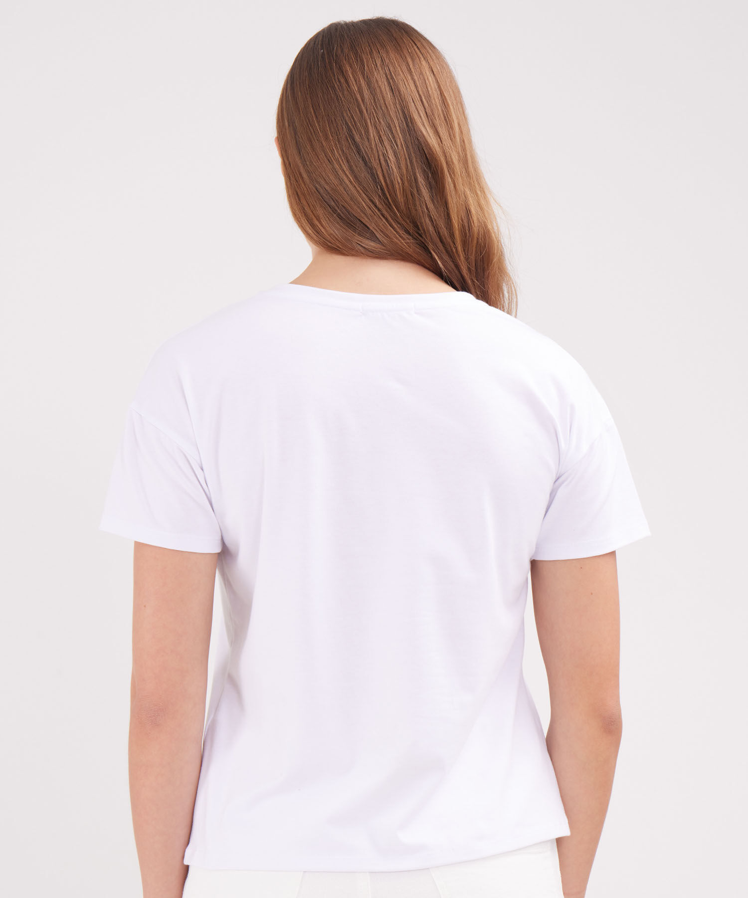 Camiseta Manga Corta Corrida Con Screen En Frente
