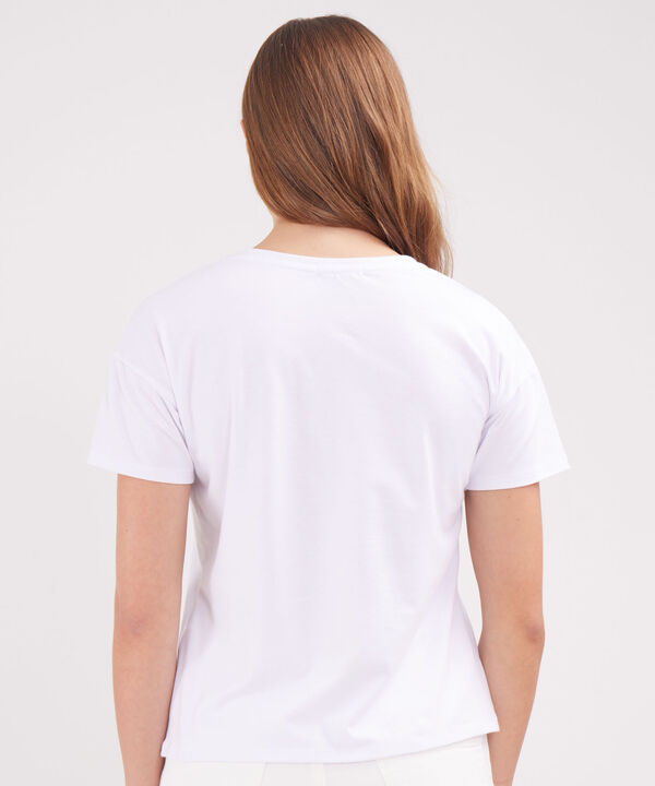 Camiseta Manga Corta Corrida Con Screen En Frente