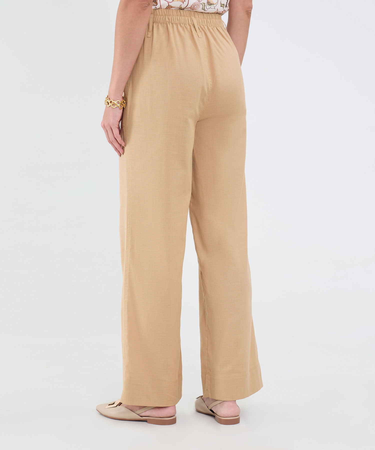 Pantalón Fluido Unicolor