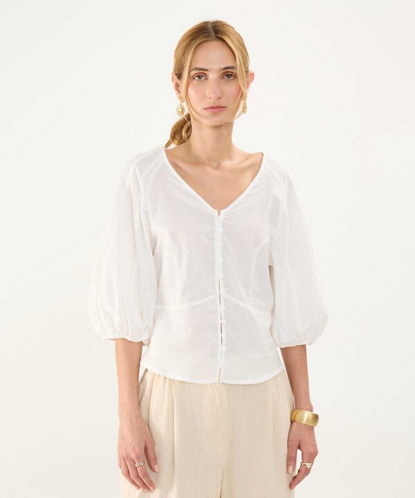 Blusa Escote en V image number null