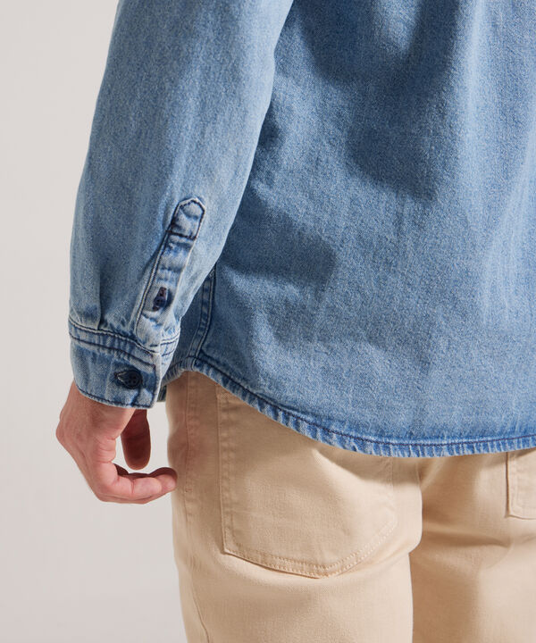 Camisa Manga Larga Regular Fit, Con Boton Down