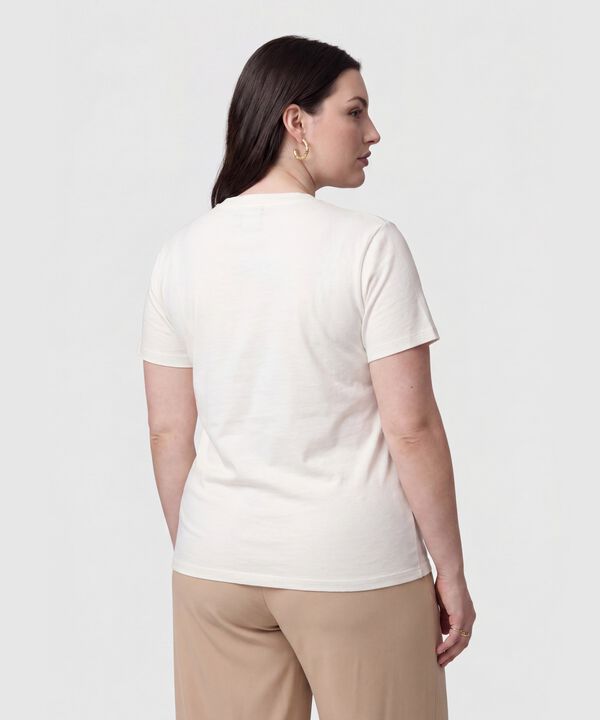 Camiseta Texturizada Manga Corta Para Mujer Curvy