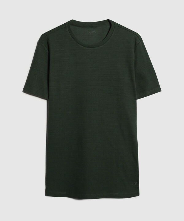 Camiseta Cuello Redondo Tela Textura