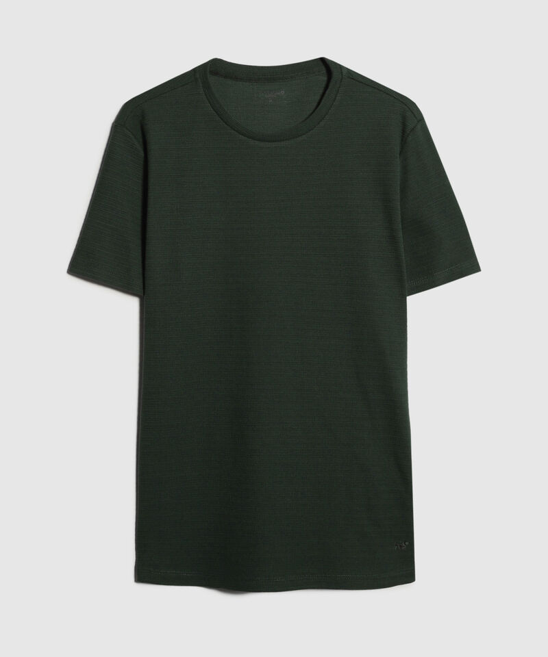 Camiseta Cuello Redondo Tela Textura
