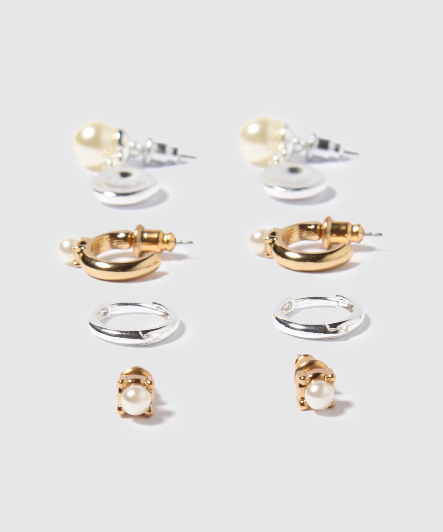 Aretes Set X 4 Pares De Aretes Ref. Kf232-0441