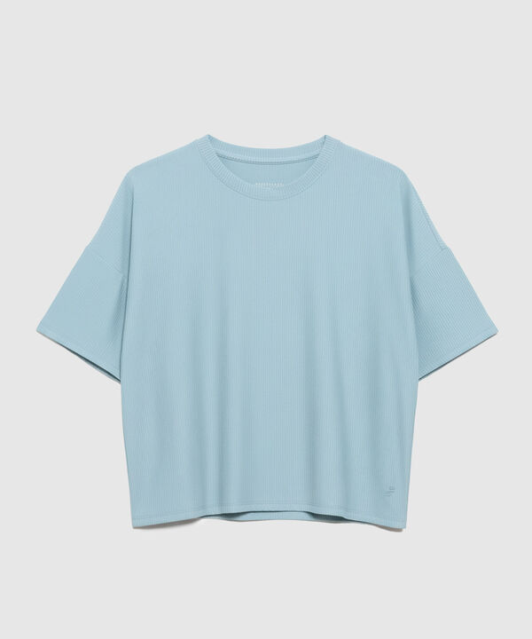 Camiseta Tipo Boxy Para Mujer image number null