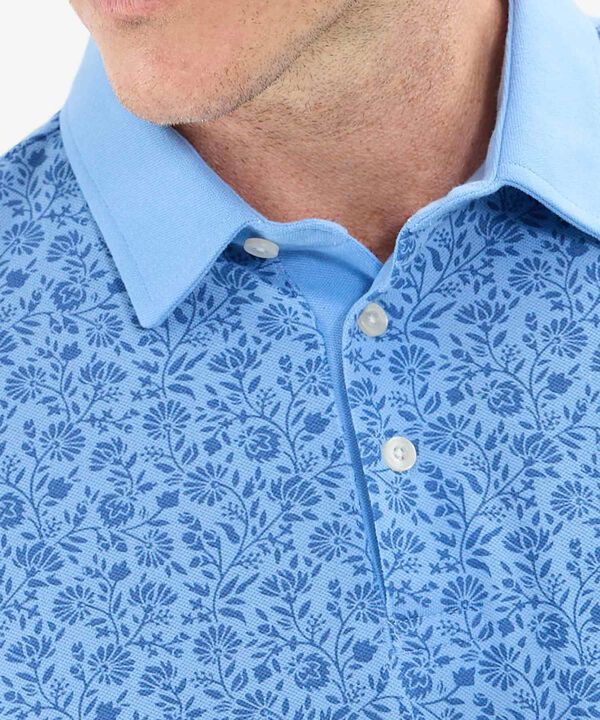 Polo Estampada Cuello Máquina Sin Bolsillo image number null