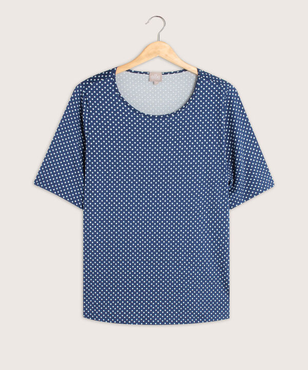 Camiseta mujer manga 3/4 estampada image number null