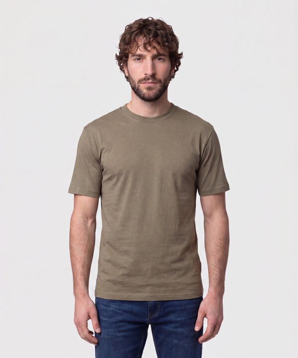 Camiseta Premium Cuello Grueso Para Hombre
