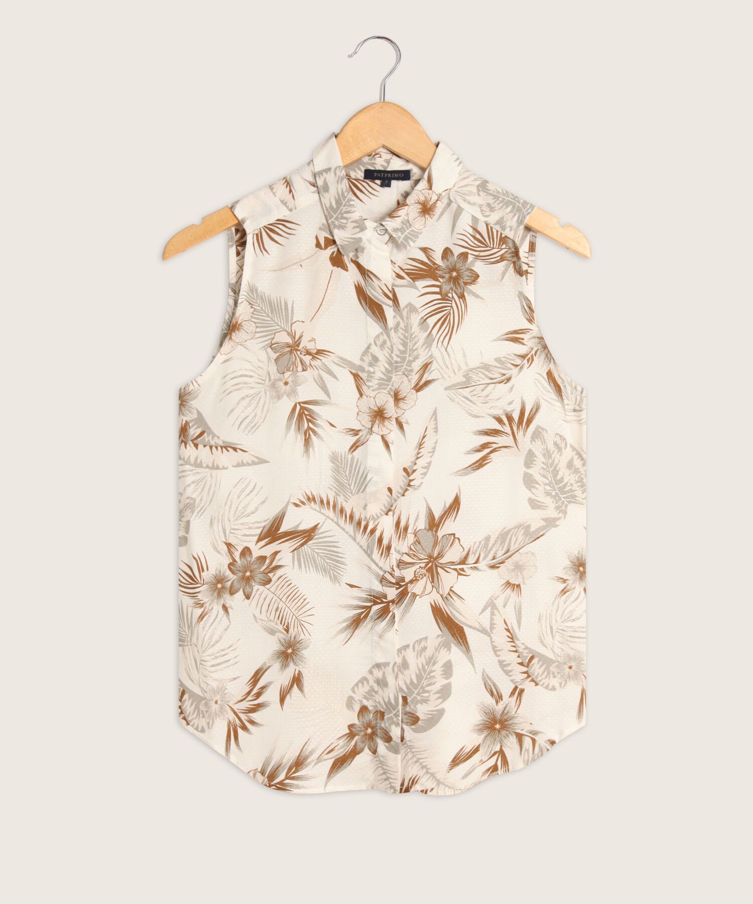 Camisa Manga Sisa Estampada
