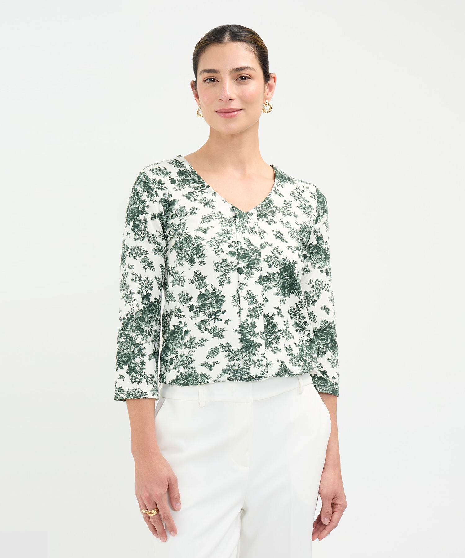 Camiseta Estampado Botánico