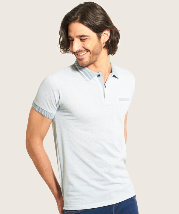 Polo Cuello Tejido Estampada image number null