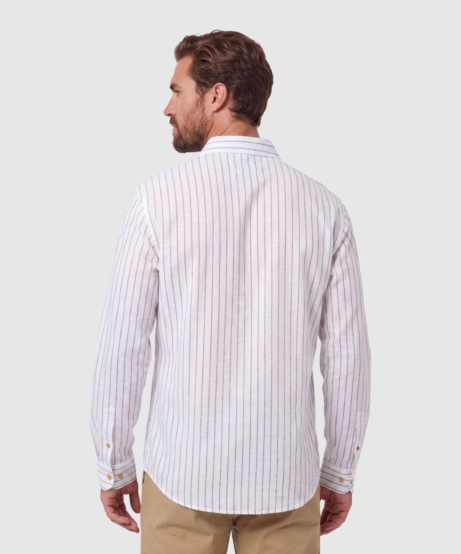 Camisa De Manga Larga Vers&aacute;til Para Hombre