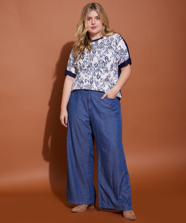 Jean Fluido Wide Leg