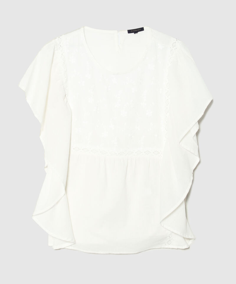 Blusa Manga Sisa Con Arandela