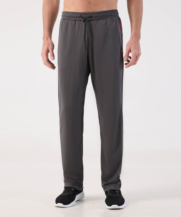 Pantalon Punto Con Cortes En Contraste image number null